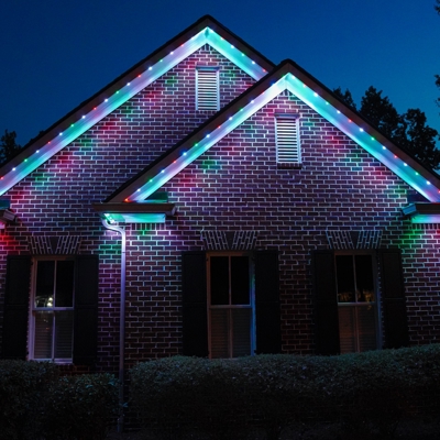 Permanent Roofline Lighting Photo
